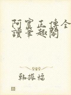 阿宾正传全文阅读笔趣阁