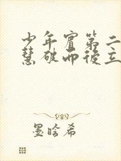 少年宾第二部珏慧破而后立