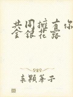 共同拥有你by金银花露