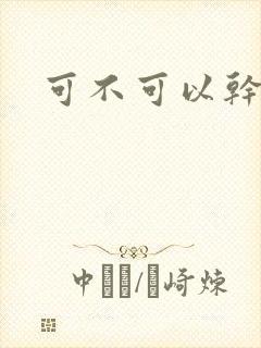 可不可以干湿你