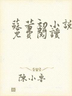 苏若初小说全文免费阅读