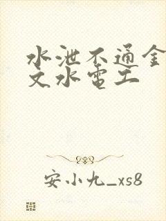 水泄不通金银原文水电工