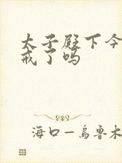 太子殿下今天破戒了吗