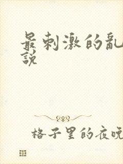 最刺激的乱惀小说