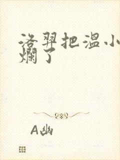 洛羿把温小辉做烂了