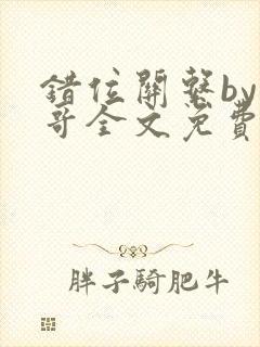 错位关系by东哥全文免费阅读