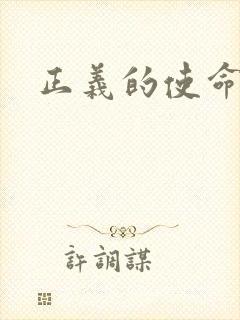 正义的使命小说