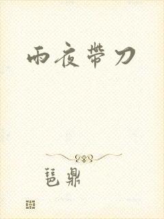 雨夜带刀