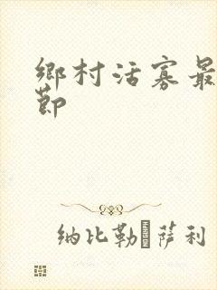 乡村活寡最新章节