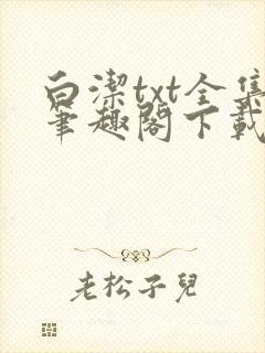 白洁txt全集笔趣阁下载