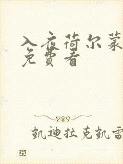 入夜荷尔蒙电影免费看