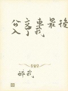 公交车最后一排入了我
