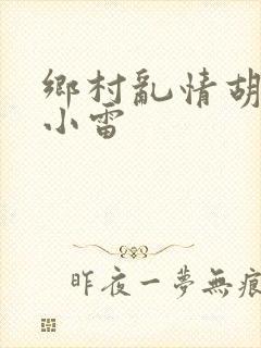 乡村乱情胡秀英小雷