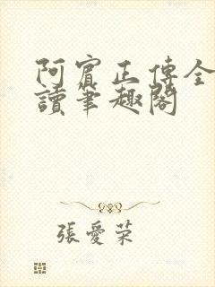 阿宾正传全文阅读笔趣阁