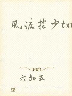 风流花少txt