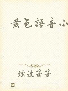 黄色语音小说