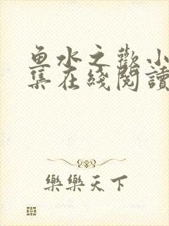 鱼水之欢小说全集在线阅读