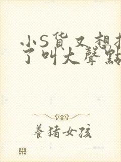 小S货又想挨C了叫大声点小