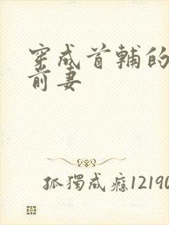 穿成首辅的炮灰前妻