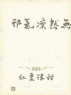 邪气凛然无弹窗