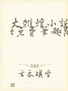 大杂烩小说txt免费笔趣阁