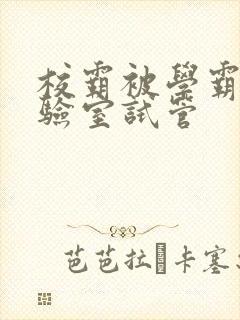 校霸被学霸压实验室试管