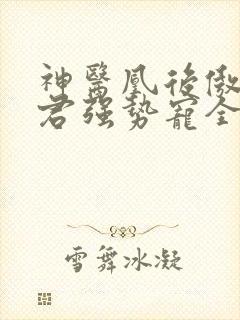 神医凰后傲娇暴君强势宠全文免费阅读