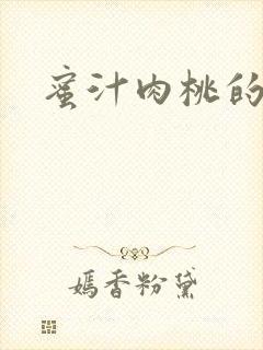 蜜汁肉桃的简介