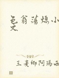 色翁荡熄小说全文