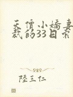 天价小娇妻,总裁的33日索情全文免费