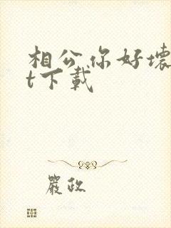 相公你好坏txt下载
