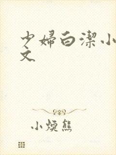 少妇白洁小说全文