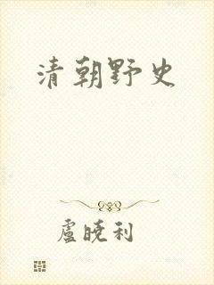 清朝野史