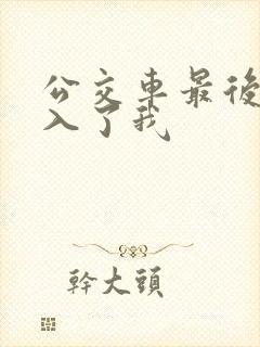 公交车最后一排入了我