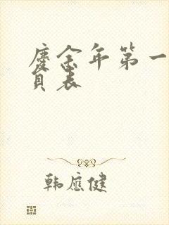 庆余年第一季演员表