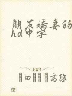 朋友娇妻的滋味hd中字