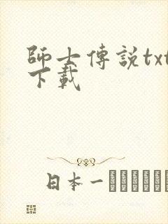 师士传说txt下载