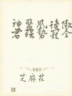 神医凰后傲娇暴君强势宠全文免费阅读