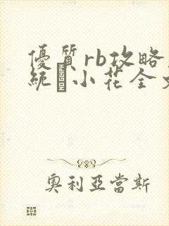 优质rb攻略系统寀小花全文免费阅读