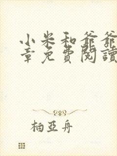 小米和爷爷第三章免费阅读