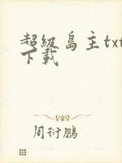 超级岛主txt下载