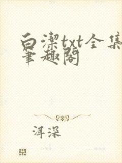 白洁txt全集笔趣阁