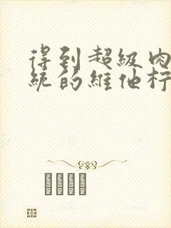 得到超级肉禽系统的维他柠檬茶