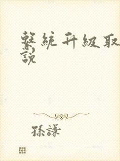 系统升级取液小说