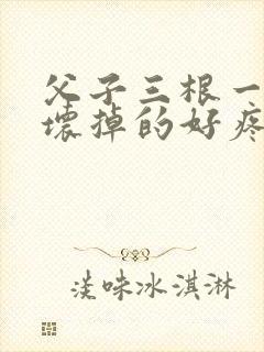父子三根一起会坏掉的好疼