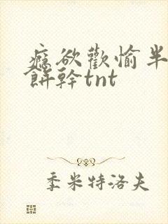 瘾欲欢愉半块小饼干tnt