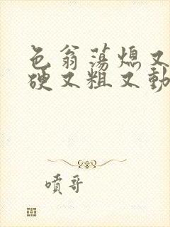 色翁荡熄又大又硬又粗又动态图