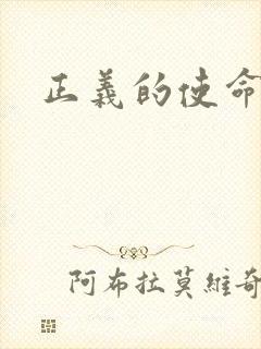 正义的使命小说