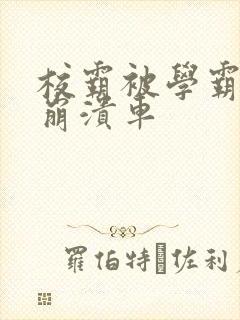 校霸被学霸玩到崩溃车