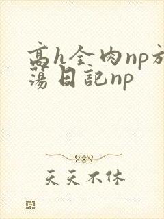 高h全肉np放荡日记np